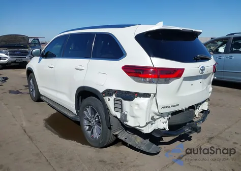 2017 Toyota Highlander Xle from USA, damaged, VIN 5TDKZRFH9HS522084